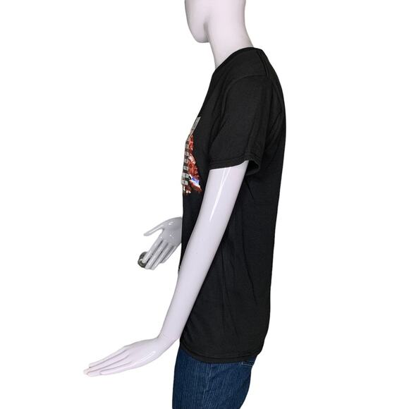 Delta Pro Weight NWT Leopard and Lips Tshirt Short Sleeve  Black… - Picture 5 of 7